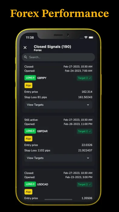 AI Pro Trading Signal Screenshots